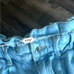 ZARA  high rise denim jean paper bag shorts Photo 2