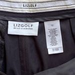Liz Claiborne NWT ~ LIZ GOLF Coolmax Black Golfing Ball Marker Claiborne Shorts ~ Women's 12 Photo 4