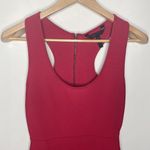 BCBGMAXAZRIA  Gisela rio red racerback bandage dress size M Photo 3