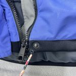 Columbia Challenge Series Jacket Womens XL Blue Gray Vintage Ski Snow Coat Hood Photo 5