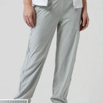 Athleta Brooklyn Textured Jogger in City Stripe Coast Pale Sage Grey 6 Petite Photo 0
