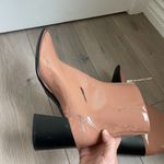 Open Edit Patent Pink Zip heeled ankle Boots Photo 5