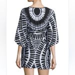 Trina Turk Algiers Geometric Printed Black/ White Tunic/ Coverup Size Small Photo 3