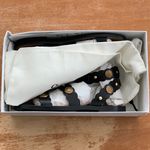 Sandro New in Box NOIR Susie Leather Studded Scalloped Straps Flat Sandals Size 37 Photo 9