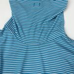 Rbx Striped Performance Top Women’s Size S Blue Photo 4