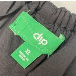 *New DIP Linen Blend Womens Sundress Womens XL Black Stripe Tiered Lined Dress Photo 1