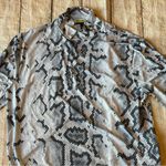 SUNSENSE by JAMIE SADOCK Ultralight Gray Black Snakeskin Print Sz XL Longsleeve Photo 4