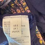 Free People Floral MIDI Skirt Smock Waist Yellow Gray Green Blue Small Photo 8