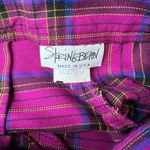 Stringbean Vintage Tartan Plaid Bermuda Shorts Size 4 Purple Photo 5