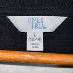 Time and Tru Cotton Black and White Striped Midi Shirt Dress Large Size undefined Photo 6