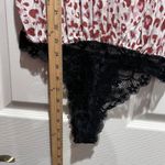 Free People  Intimately Ivory Combo Leopard Heart Print Bodysuit M Medium NWT Photo 9