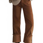 Anthropologie Pilcro Scotty Cuffed High-Rise Corduroy Straight Jeans NWT Size 24 Photo 0