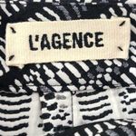 L'Agence  Mini Skirt Womens Size 2 Stella‎ Bubble Gray/Black Zip Up Photo 9