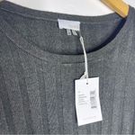 Ecru Rib Crew With Removable Sleeves Size Medium NWT Photo 7