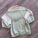 Madewell  oversized raglan colorblock sweatshirt Women’s Size‎ S Photo 1
