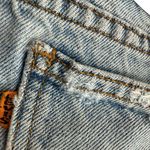 Levi's Vintage Womens Size 12 Orange Tab Jean Shorts Distressed Denim Thrashed Festival Photo 2