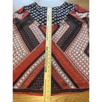 Figueroa & Flower‎ Blouse Shirt Women Size Large Boho Tunic Floral Patchwork Photo 7