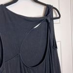 Free People NWOT Open Back Twist Strap Tank Top - Black Photo 2