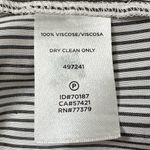 Ann Taylor  Gray White Pinstripe Long Sleeves Popover Top, Size XL Photo 9