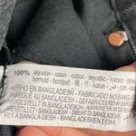 ZARA  Washed Black‎ Denim High Rise Button Fly Raw Hem Mom Jeans Photo 5