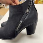 Torrid Black Leather Ankle Boots Womens 8.5W Booties Fall Casual Classic Photo 6