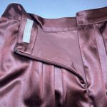 Ulla Johnson  Maxine Skirt Brown Midi Faux Wrap Satin Photo 5