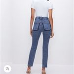 Good American NWT  Good Legs Skinny Blue Distressed Size 10 Photo 1