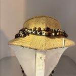 Beaded Necklace with Animal Print Accents Brown Photo 3