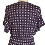 Como Blu Geometric Print Dress Red White Blue Patriotic NWT Size‎ P/S July 4th Photo 7