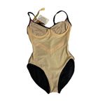 Vintage 80s Carol Wior NWT Slimsuit One Piece Swimsuit 10 P Underwire Adjustable Black Size 10P Photo 5