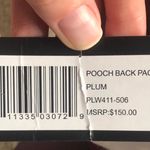 Peace Love World Pooch Backpack . Brand New In Bag With Tags Photo 7