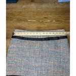 Vintage Y2K Tweed Mini Skirt 8 Multicolor Ribbon Waist Bow Detail Clueless Pink Photo 5