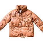 Anthropologie NVLT Oversized Faux Leather Puffer Jacket Photo 4