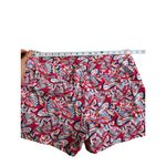 JUNIPER & LIME Cotton Blend Butterfly Print Shorts Size 12 Red Photo 3