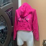 Calvin Klein Jeans  pink cropped pullover hoodie Photo 1