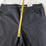 INC International Concepts Women’s Boot leg Regular fit Novelty denim black 12 Photo 6