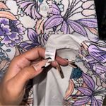 Banjanan Floral Corduroy Midi Skirt With Button Front Detail Womens Small EUC Purple Photo 11