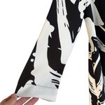 NWT IC by Connie K Black White Abstract High Low Hem Tunic Dress / Top Medium Photo 2