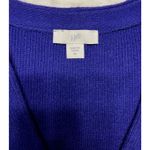 J. Jill Cardigan Sweater Women's XS Purple Button Front V Photo 1