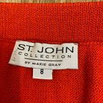 St. John  Vibrant Orange Pencil Skirt Photo 3
