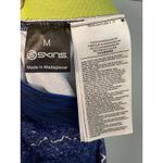 SKINS Women's Medium Blue Paisley Print Athletic Running Leggings Tights Photo 6