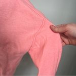 Pilcro  Women’s 100% Cashmere Alani Pink Mock Neck Cropped Boxy Sweater Size S Photo 2