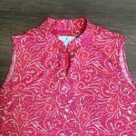 Sport Haley Women’s Cancan Sleeveless Print Golf Top Shirt Large Pink Photo 2