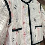 Commense Boheme Contrast Piping Short Jacket size xs Pink Photo 3