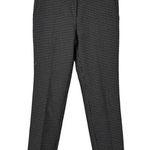 ETRO size 40 US 4 Woman's Printed Trouser Pants Straight leg mid rise Black Photo 0