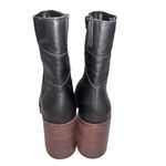 Lucky Brand NEW Women’s Omarey Black Leather Platform Boots size 9.5 Photo 4