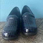 Cushionare Cushionaire Women’s Size 10 Slip-Resistant Blue Faux Croc Clogs – Padded Insole Photo 5