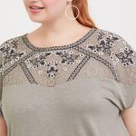 Torrid Embroidered Yoke Top Photo 2