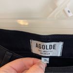 AGOLDE  Waxed jeans Shiny Black Stretch Denim Size 29 Sleek Minimal Alix Earle Photo 2