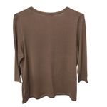 Coldwater Creek  Silk Blend Sweater Womens Size 2X (20-22) XXL Tan‎ Cardigan Photo 2